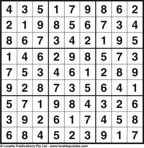 Sudoku 26 Level 1